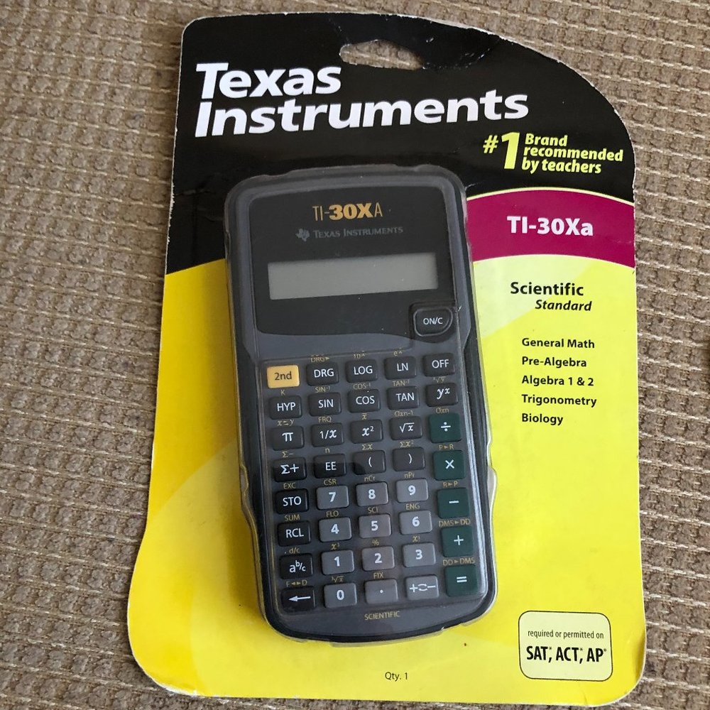 TEXTI30XA - Texas Instruments TI-30XA Calculator